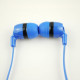 Наушники M1 Blue, Mini jack (3.5 мм), вакуумные, микрофон на проводе